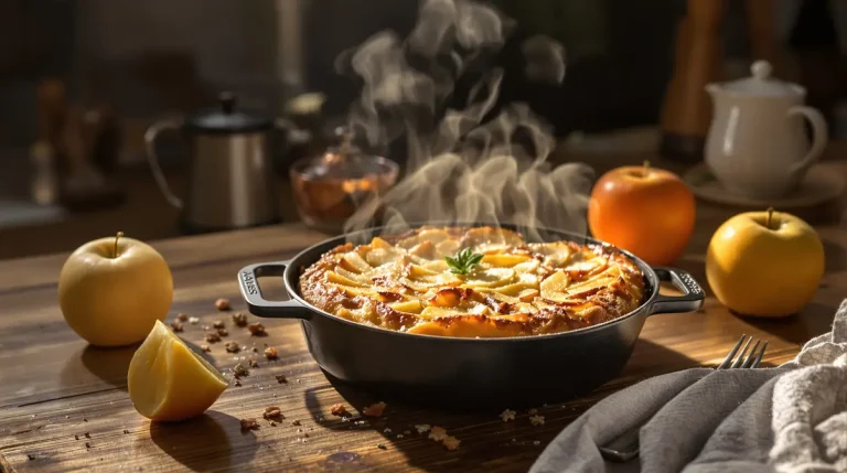 Je fais ce gâteau aux pommes à la poêle : ultra facile, très rapide, sans four et 100 % réconfort