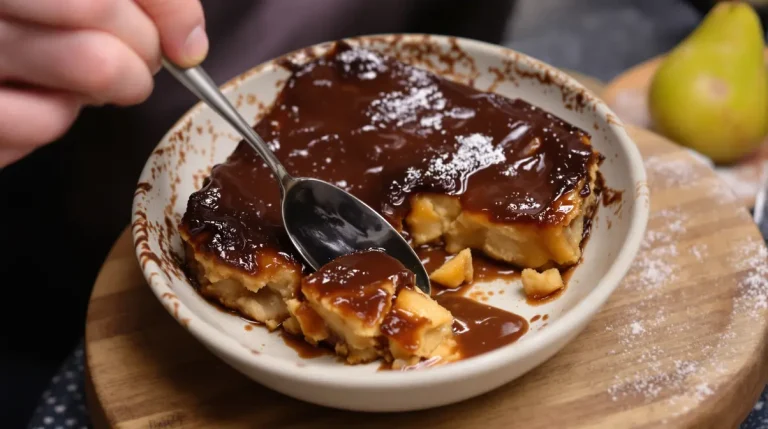 Plus fondant qu’un cake : ce dessert poire-chocolat pourrait bien vous rendre accro !