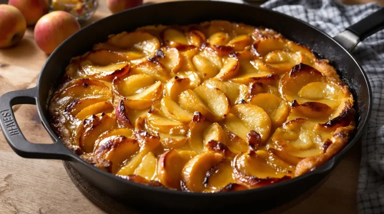 « Une poêle, et c’est tout » : mon gâteau aux pommes préféré, sans four